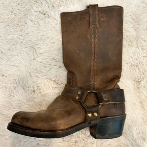 Frye harness boots!!